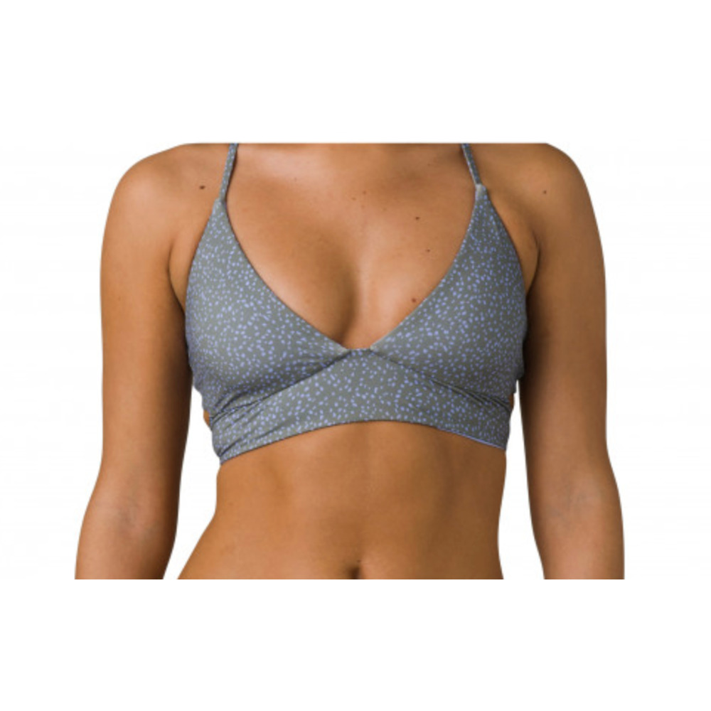 NWT PRANA Womens La Plata & Elina Bikini Swim Set Army Spots Green Medium - Picture 3 of 11